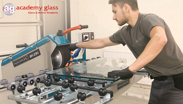 Breaking and Smoothing Glass